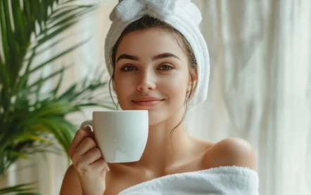 Kawa a zdrowie skóry. Czy kofeina pomaga w pielęgnacji? Banner